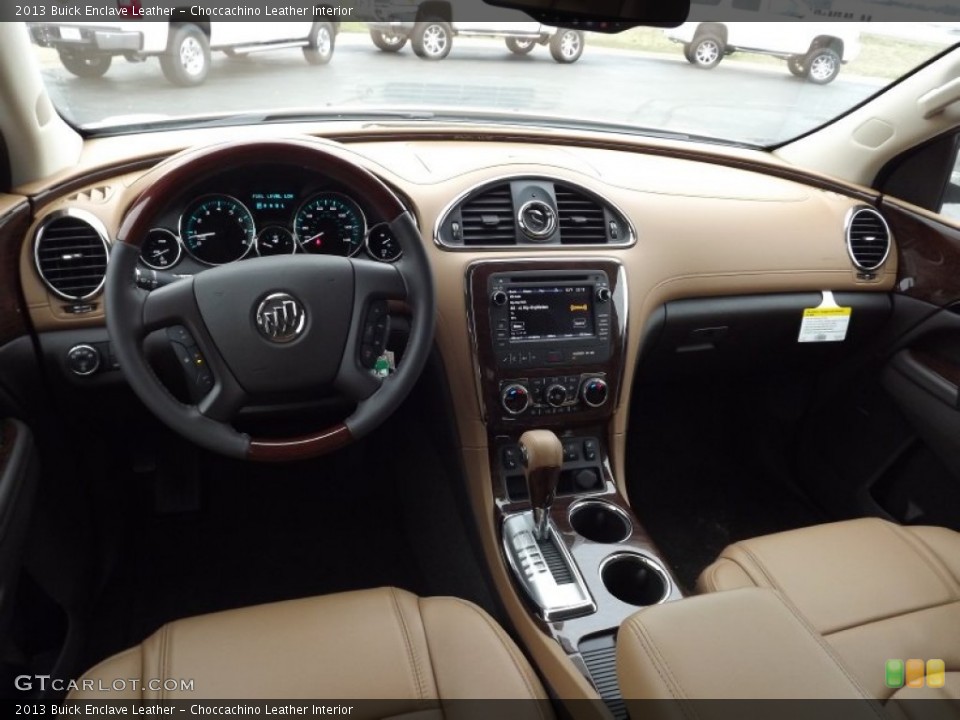 Choccachino Leather Interior Dashboard for the 2013 Buick Enclave Leather #76942450