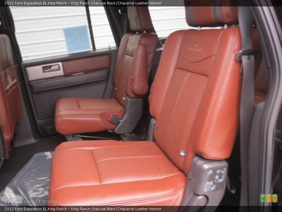 King Ranch Charcoal Black/Chaparral Leather Interior Rear Seat for the 2013 Ford Expedition EL King Ranch #76942580
