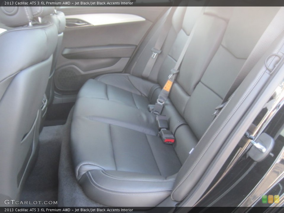 Jet Black/Jet Black Accents Interior Rear Seat for the 2013 Cadillac ATS 3.6L Premium AWD #76942981