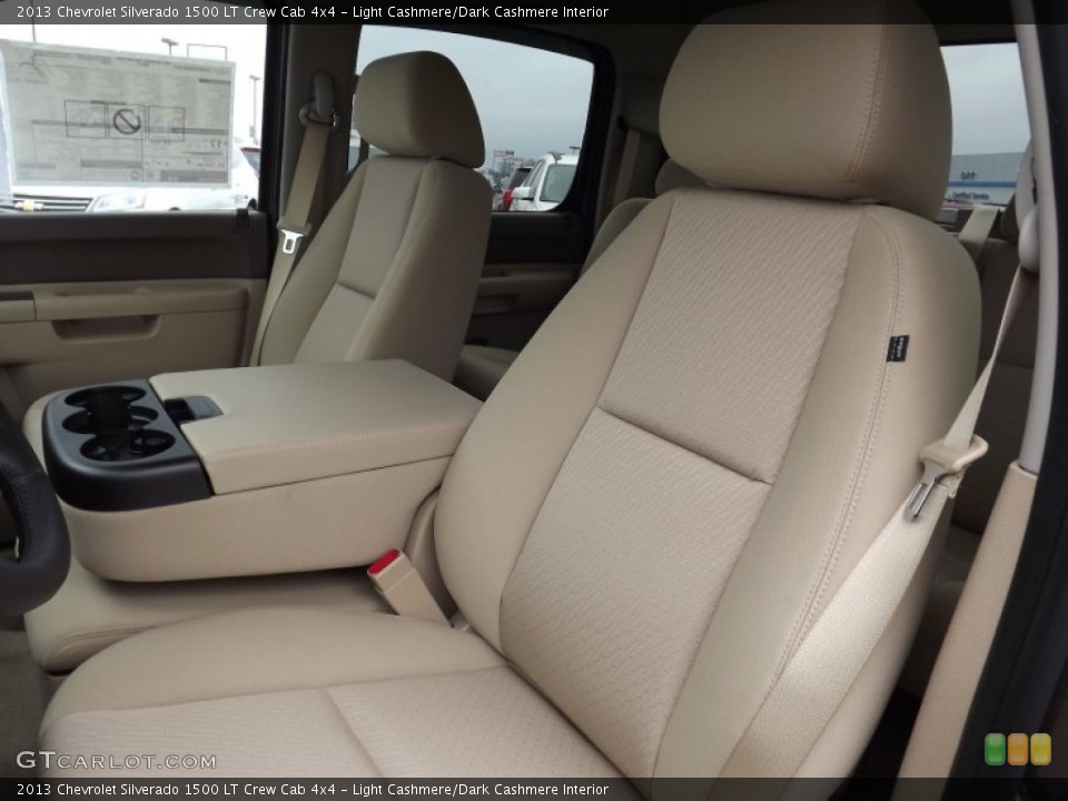 Light Cashmere/Dark Cashmere Interior Front Seat for the 2013 Chevrolet Silverado 1500 LT Crew Cab 4x4 #76943672