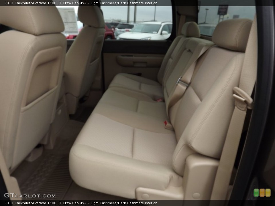 Light Cashmere/Dark Cashmere Interior Rear Seat for the 2013 Chevrolet Silverado 1500 LT Crew Cab 4x4 #76943724