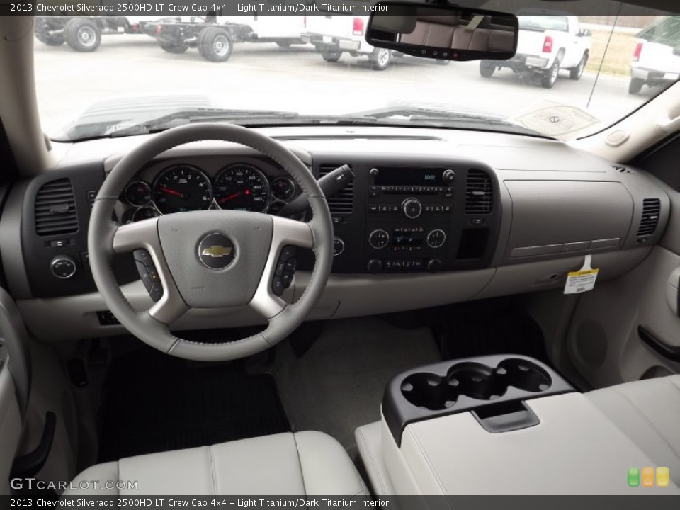 Light Titanium/Dark Titanium Interior Prime Interior for the 2013 Chevrolet Silverado 2500HD LT Crew Cab 4x4 #76944140