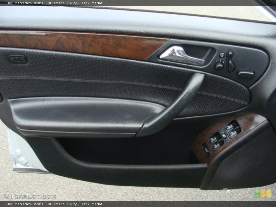 Black Interior Door Panel for the 2006 Mercedes-Benz C 280 4Matic Luxury #76944157
