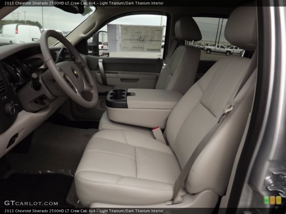 Light Titanium/Dark Titanium Interior Front Seat for the 2013 Chevrolet Silverado 2500HD LT Crew Cab 4x4 #76944190