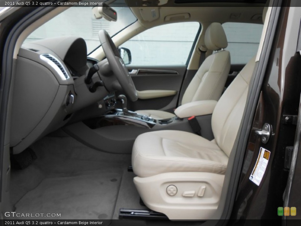 Cardamom Beige Interior Front Seat for the 2011 Audi Q5 3.2 quattro #76944235