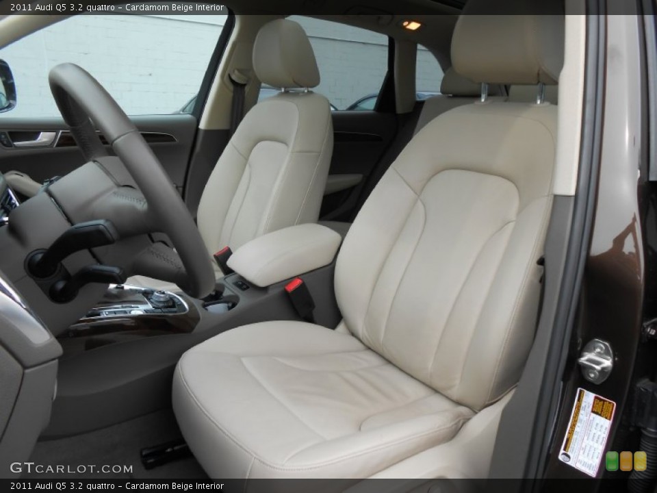 Cardamom Beige Interior Front Seat for the 2011 Audi Q5 3.2 quattro #76944259