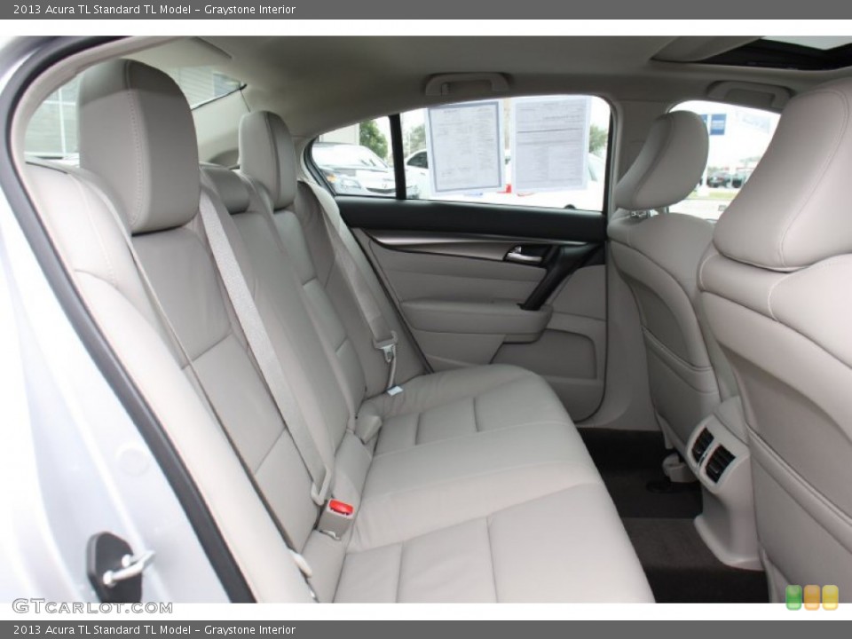 Graystone Interior Rear Seat for the 2013 Acura TL  #76944355