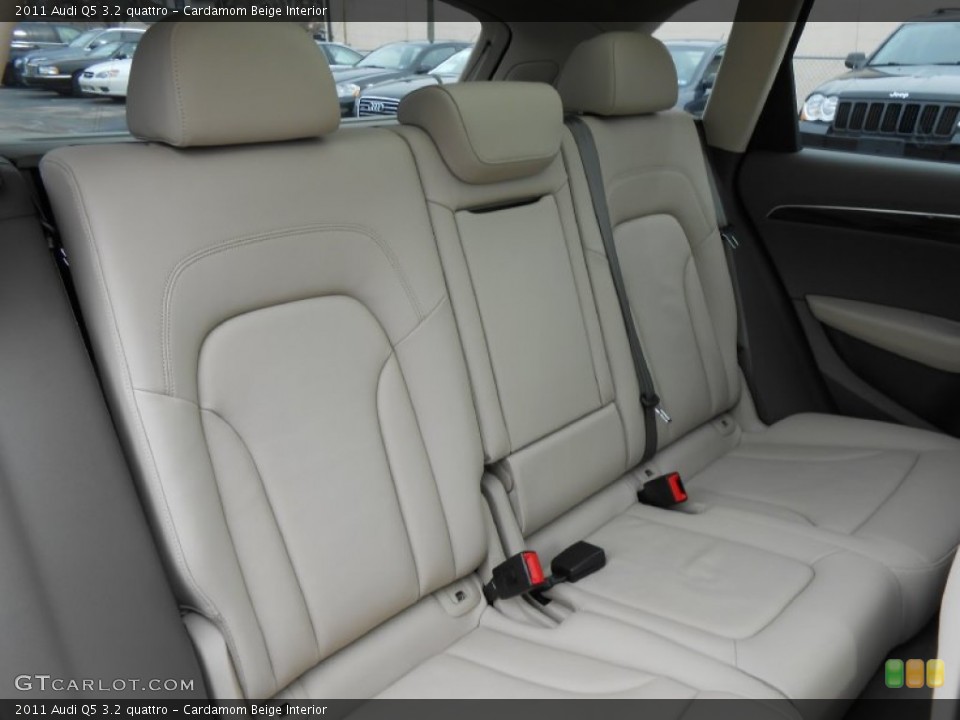 Cardamom Beige Interior Rear Seat for the 2011 Audi Q5 3.2 quattro #76944382