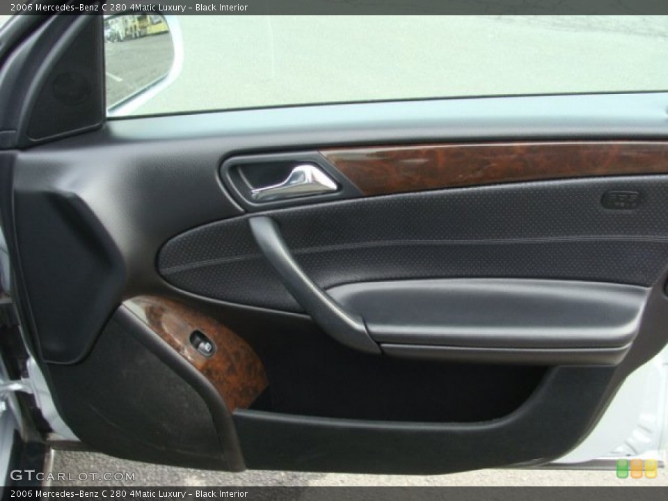 Black Interior Door Panel for the 2006 Mercedes-Benz C 280 4Matic Luxury #76944457