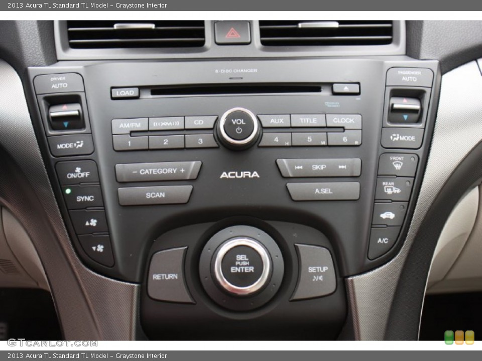Graystone Interior Controls for the 2013 Acura TL  #76944547