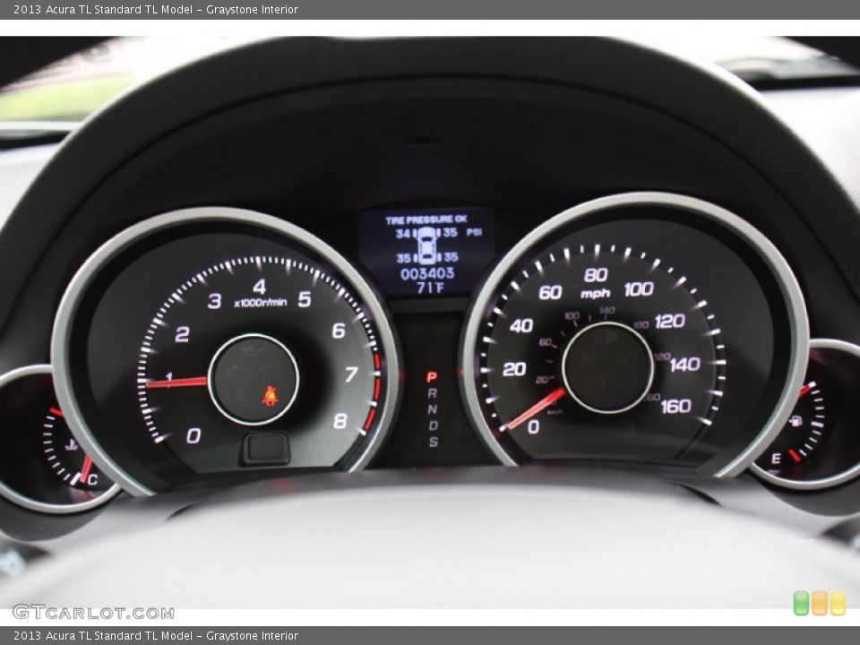 Graystone Interior Gauges for the 2013 Acura TL  #76944661