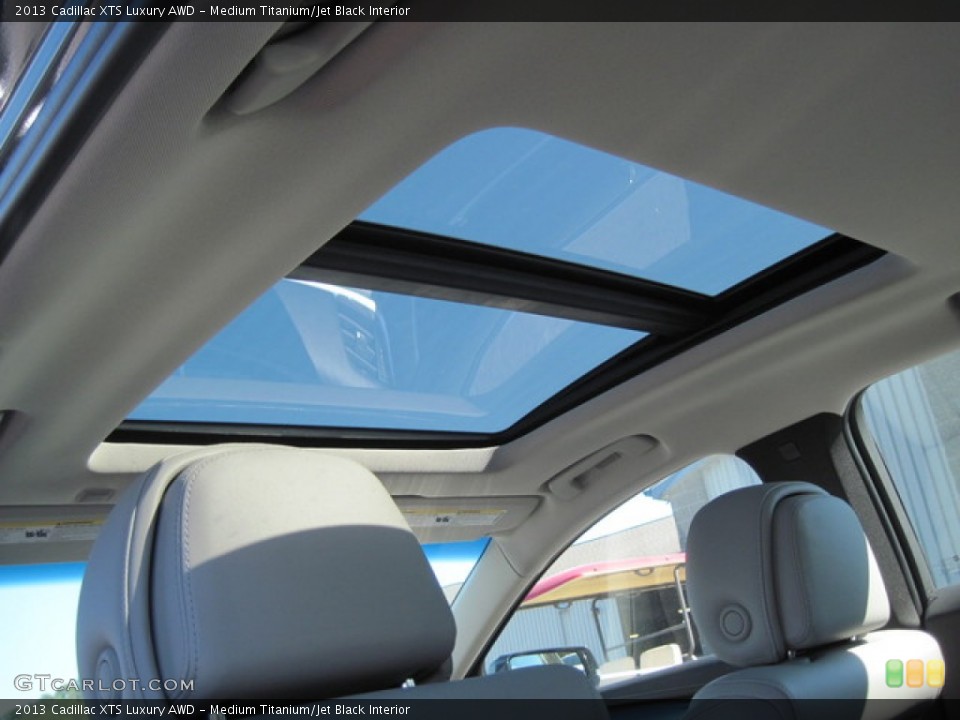Medium Titanium/Jet Black Interior Sunroof for the 2013 Cadillac XTS Luxury AWD #76944760