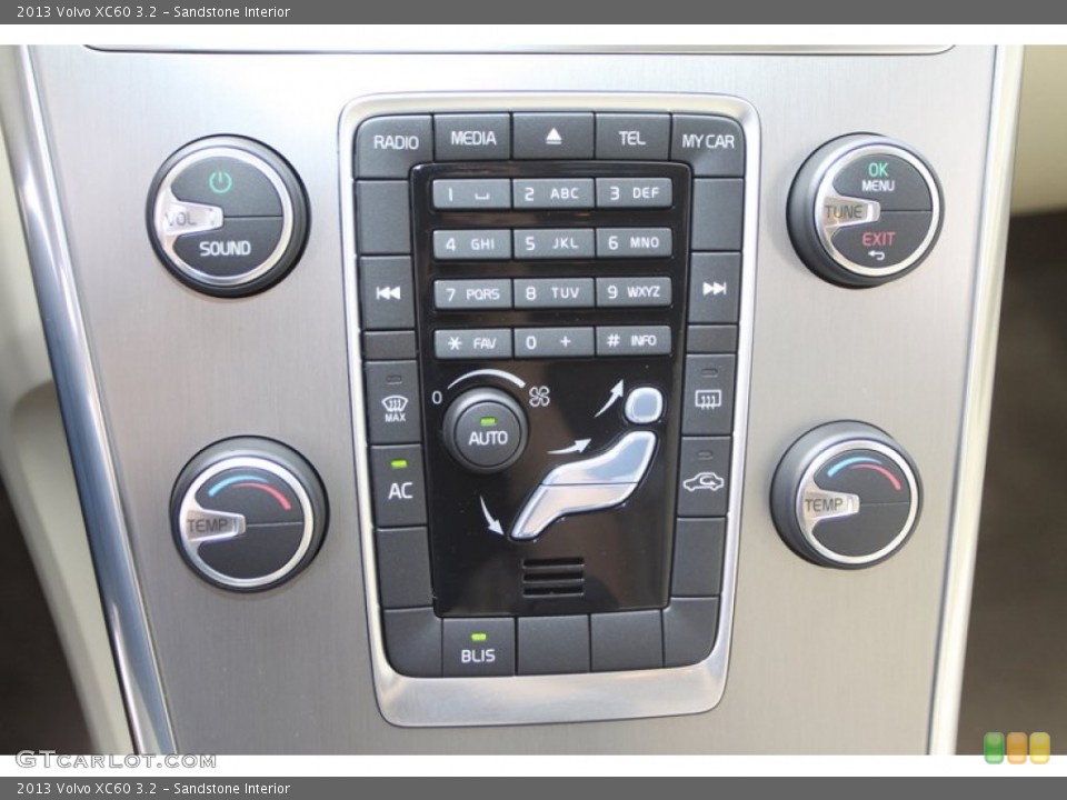 Sandstone Interior Controls for the 2013 Volvo XC60 3.2 #76944800
