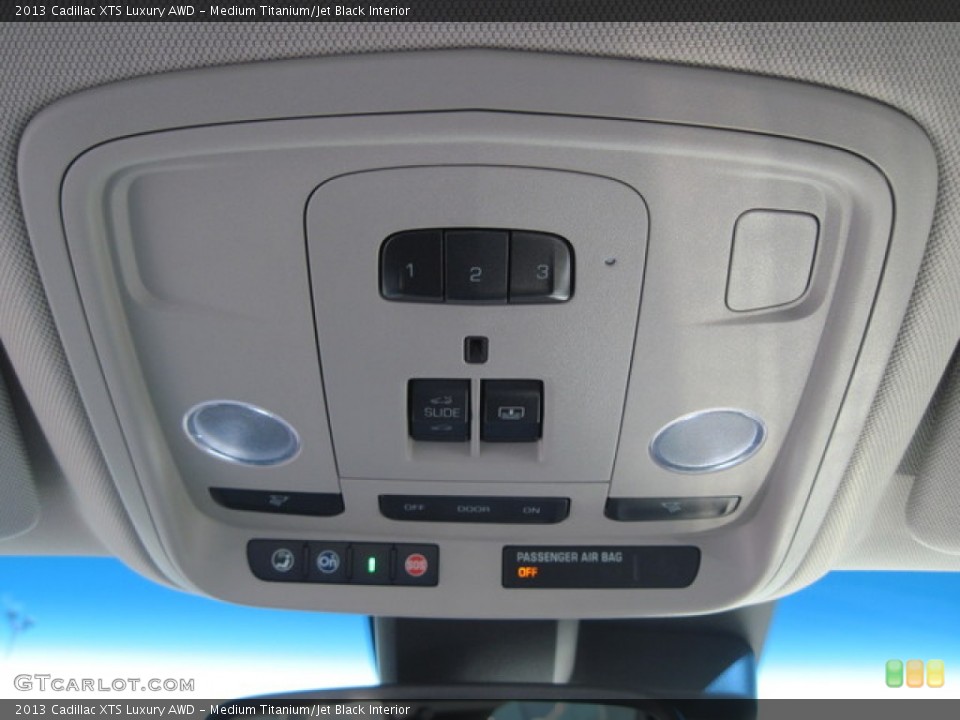 Medium Titanium/Jet Black Interior Controls for the 2013 Cadillac XTS Luxury AWD #76944909