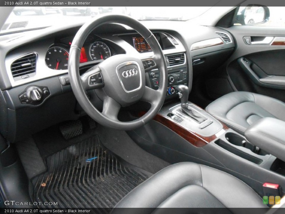 Black Interior Prime Interior for the 2010 Audi A4 2.0T quattro Sedan #76944982
