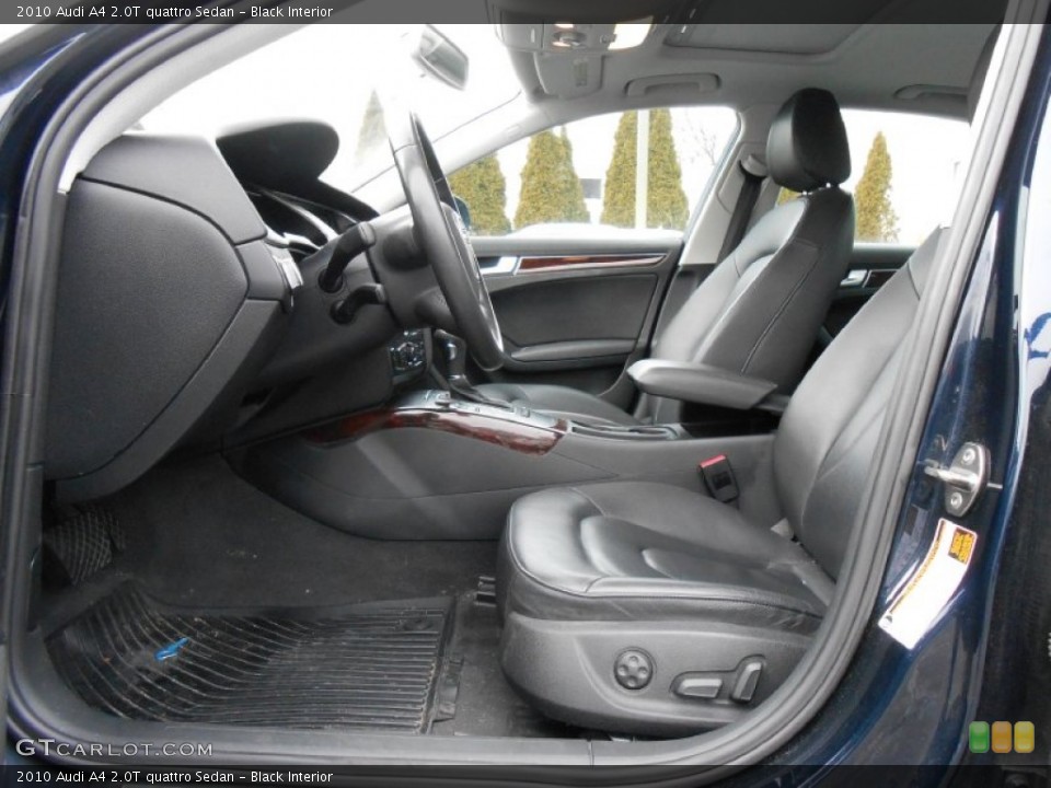 Black Interior Photo for the 2010 Audi A4 2.0T quattro Sedan #76945018