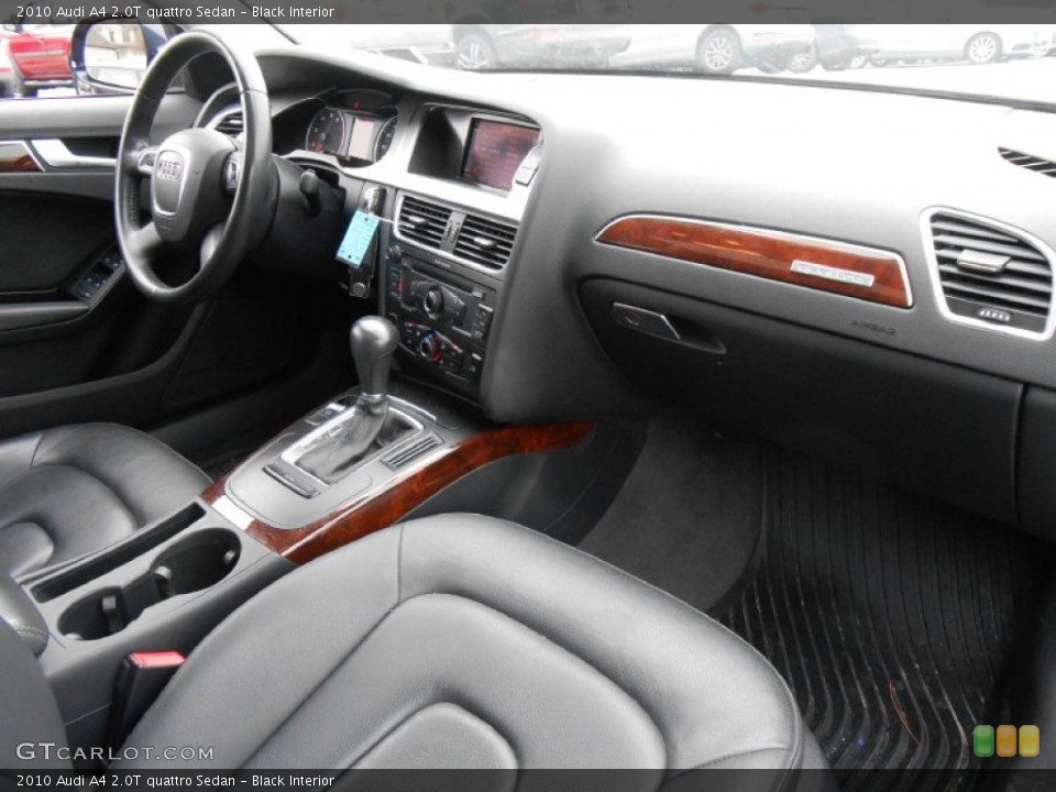 Black Interior Dashboard for the 2010 Audi A4 2.0T quattro Sedan #76945080
