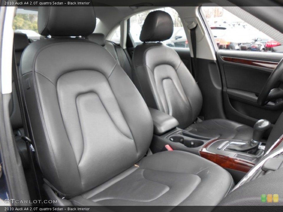Black Interior Front Seat for the 2010 Audi A4 2.0T quattro Sedan #76945120