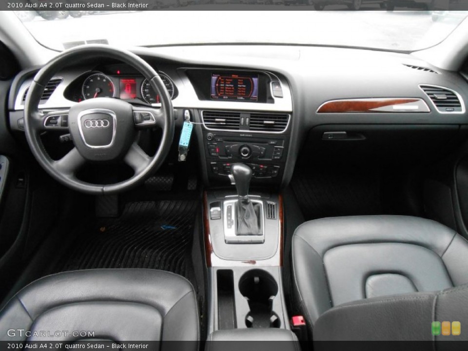 Black Interior Dashboard for the 2010 Audi A4 2.0T quattro Sedan #76945200