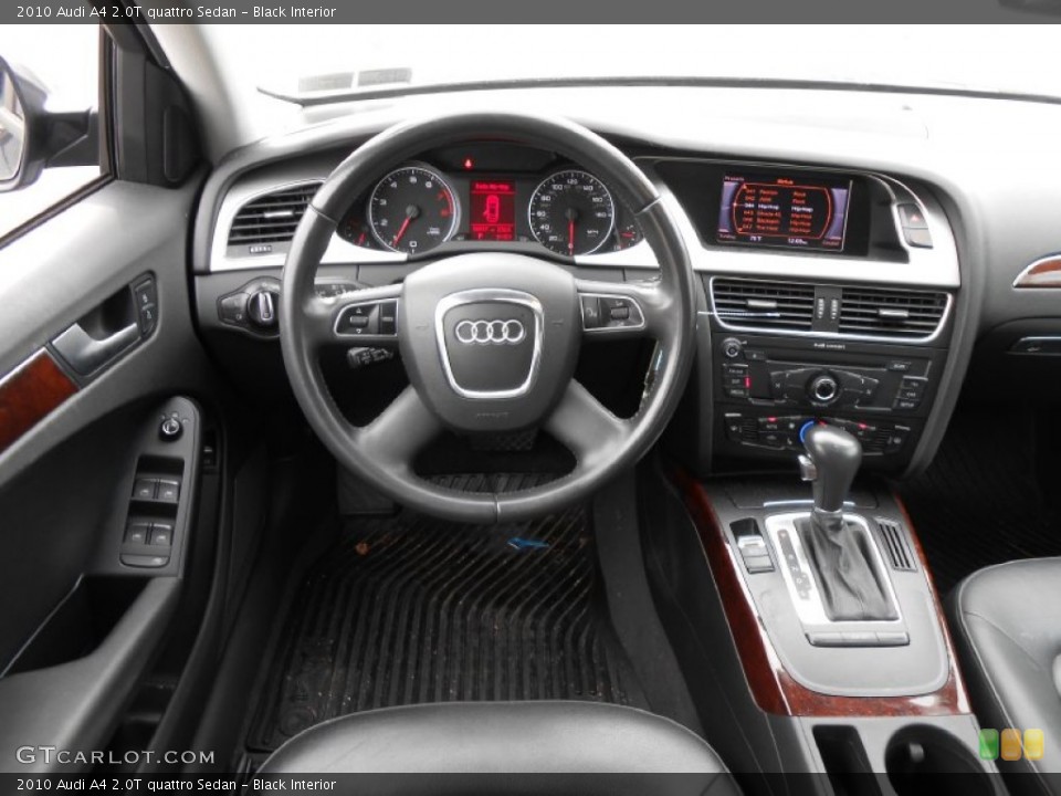 Black Interior Dashboard for the 2010 Audi A4 2.0T quattro Sedan #76945213