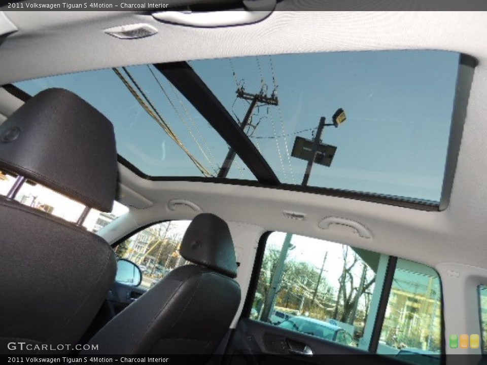 Charcoal Interior Sunroof for the 2011 Volkswagen Tiguan S 4Motion #76945618