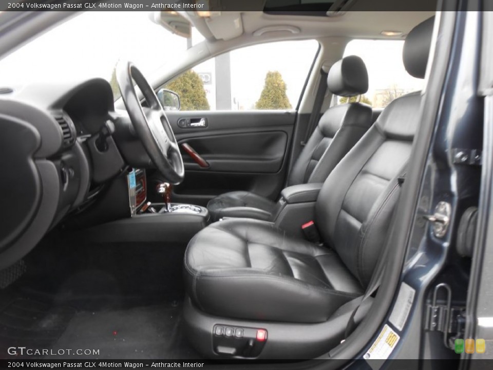 Anthracite Interior Front Seat for the 2004 Volkswagen Passat GLX 4Motion Wagon #76945647