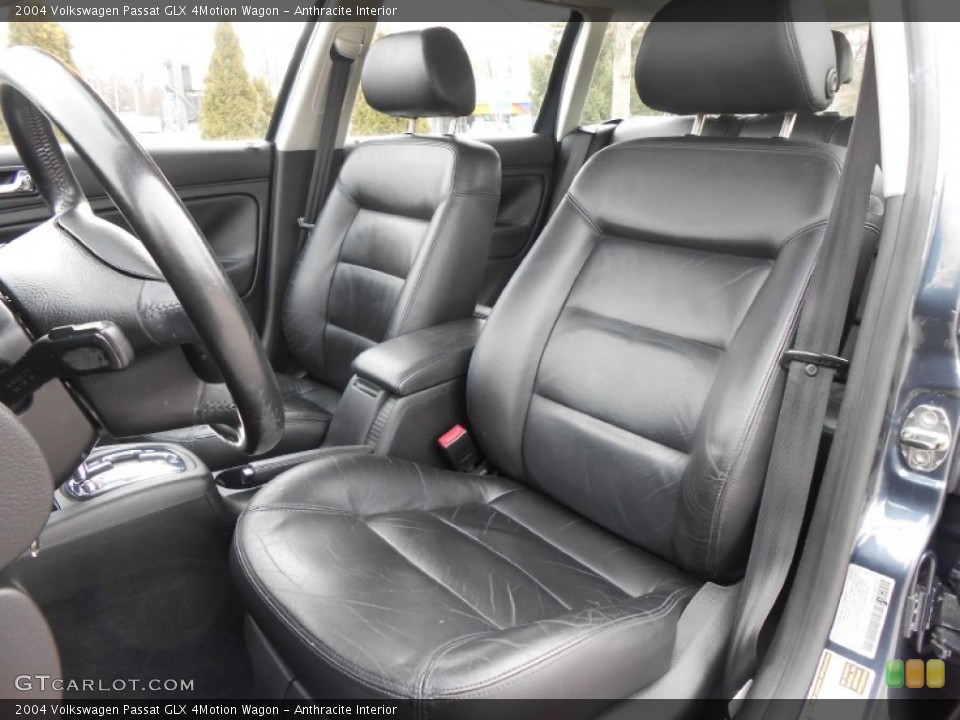 Anthracite Interior Front Seat for the 2004 Volkswagen Passat GLX 4Motion Wagon #76945681