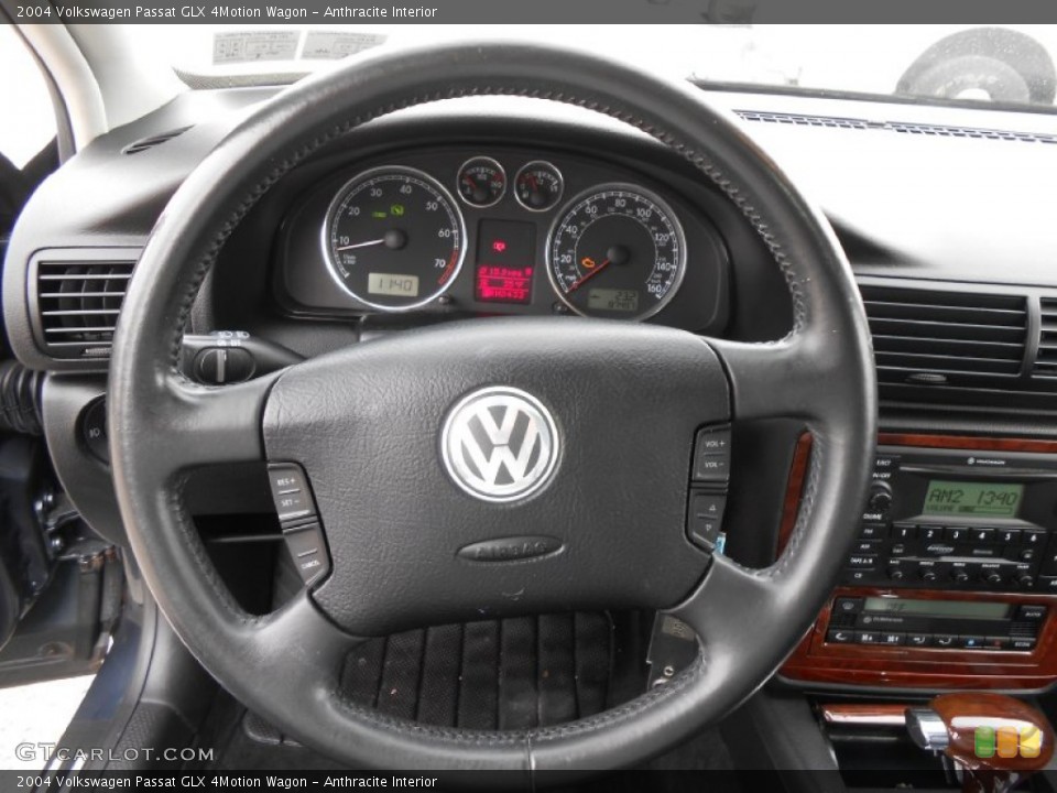 Anthracite Interior Steering Wheel for the 2004 Volkswagen Passat GLX 4Motion Wagon #76946095