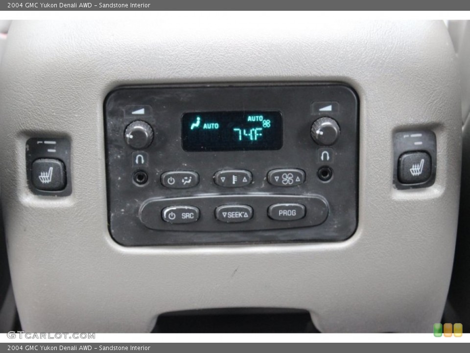 Sandstone Interior Controls for the 2004 GMC Yukon Denali AWD #76946105