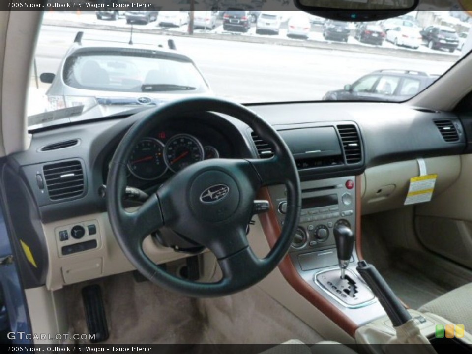 Taupe Interior Dashboard for the 2006 Subaru Outback 2.5i Wagon #76946353