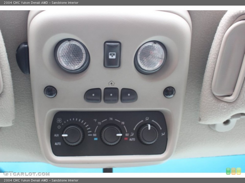 Sandstone Interior Controls for the 2004 GMC Yukon Denali AWD #76946425