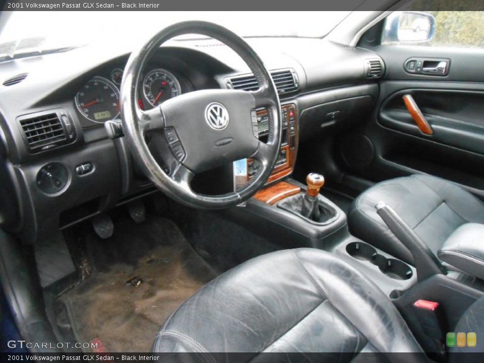 Black Interior Prime Interior for the 2001 Volkswagen Passat GLX Sedan #76947850