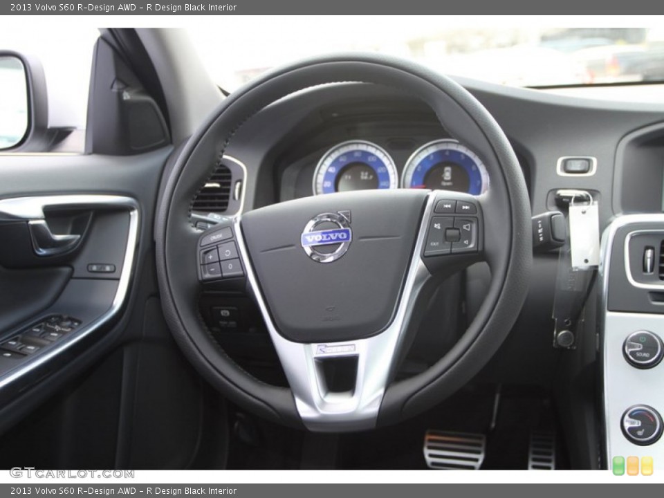 R Design Black Interior Steering Wheel for the 2013 Volvo S60 R-Design AWD #76947856