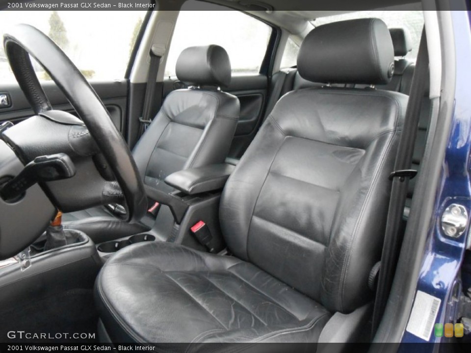 Black Interior Front Seat for the 2001 Volkswagen Passat GLX Sedan #76947895
