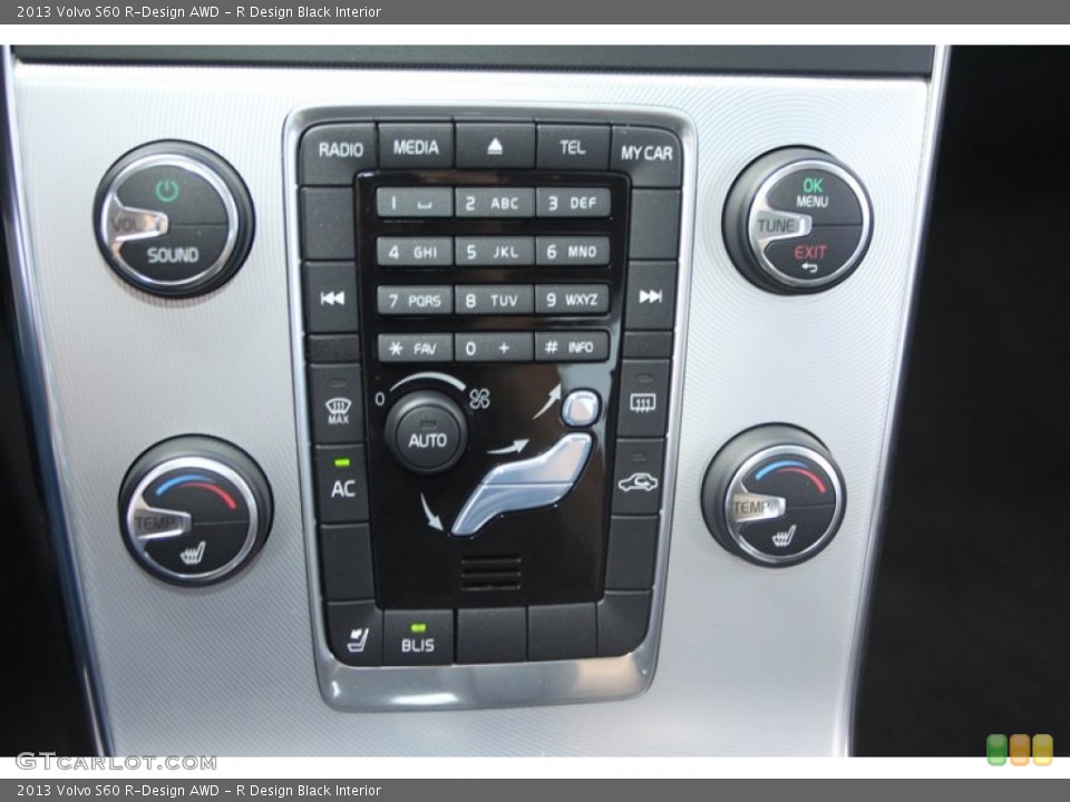 R Design Black Interior Controls for the 2013 Volvo S60 R-Design AWD #76947916