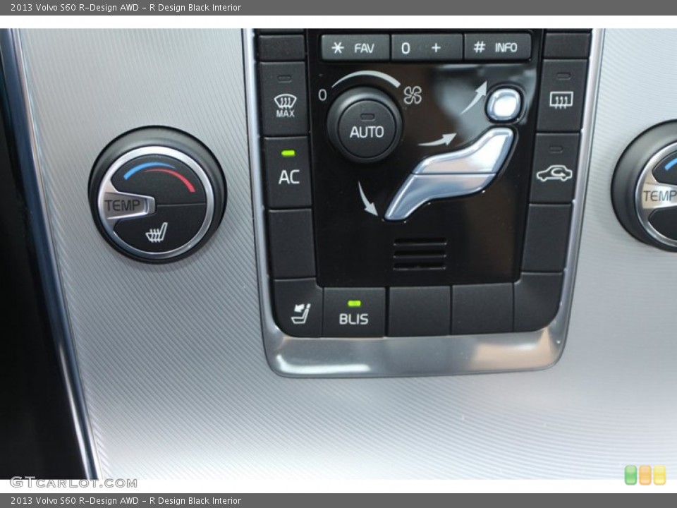 R Design Black Interior Controls for the 2013 Volvo S60 R-Design AWD #76947934