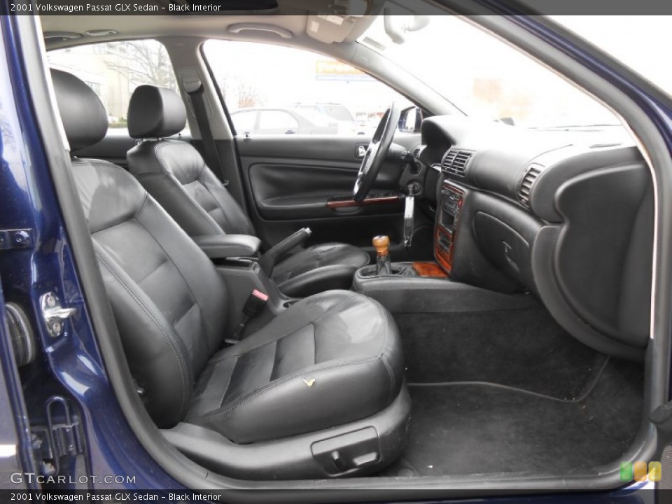 Black Interior Front Seat for the 2001 Volkswagen Passat GLX Sedan #76947967