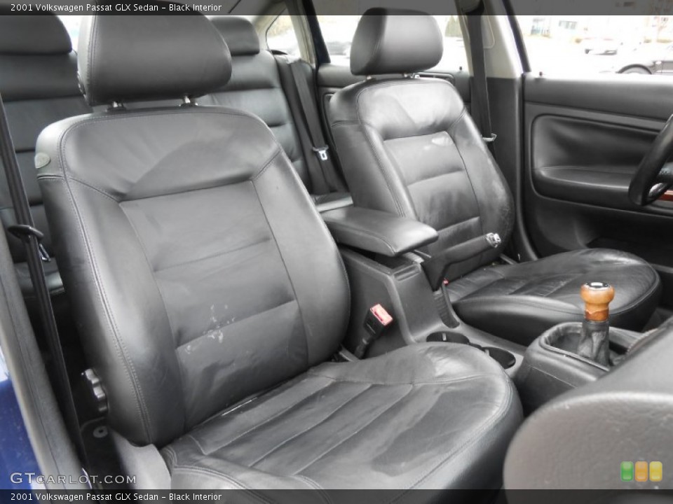 Black Interior Front Seat for the 2001 Volkswagen Passat GLX Sedan #76947970