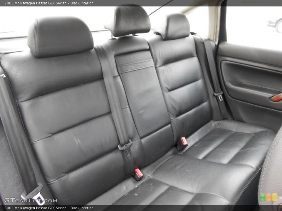 Black Interior Rear Seat for the 2001 Volkswagen Passat GLX Sedan #76947997