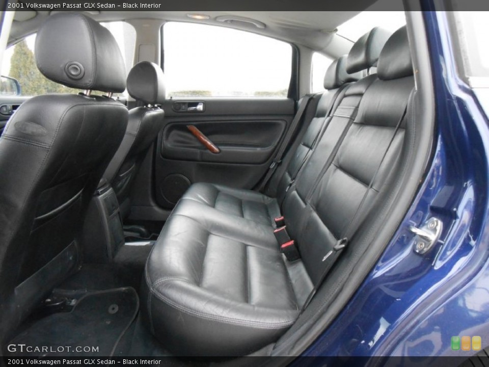 Black Interior Rear Seat for the 2001 Volkswagen Passat GLX Sedan #76948041
