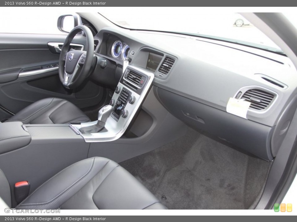 R Design Black Interior Dashboard for the 2013 Volvo S60 R-Design AWD #76948081