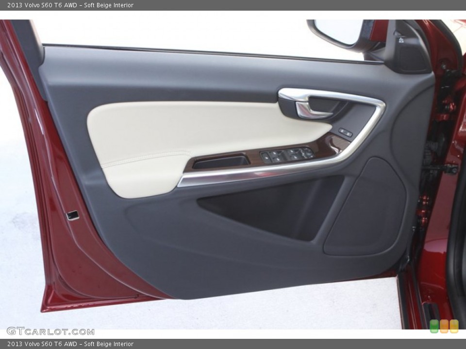 Soft Beige Interior Door Panel for the 2013 Volvo S60 T6 AWD #76948411