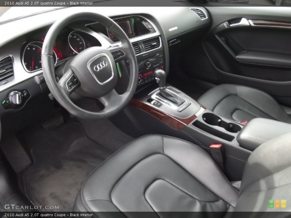 Black Interior Prime Interior for the 2010 Audi A5 2.0T quattro Coupe #76948681
