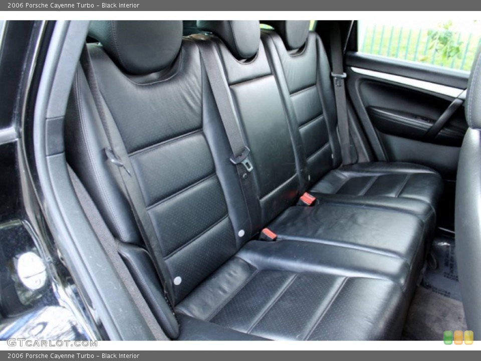 Black Interior Rear Seat for the 2006 Porsche Cayenne Turbo #76950493