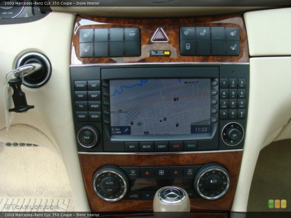 Stone Interior Navigation for the 2009 Mercedes-Benz CLK 350 Coupe #76950528