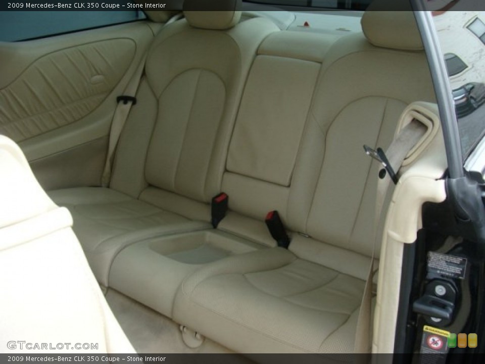 Stone Interior Rear Seat for the 2009 Mercedes-Benz CLK 350 Coupe #76950565