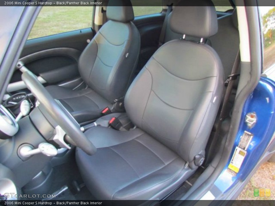 Black/Panther Black Interior Front Seat for the 2006 Mini Cooper S Hardtop #76950634