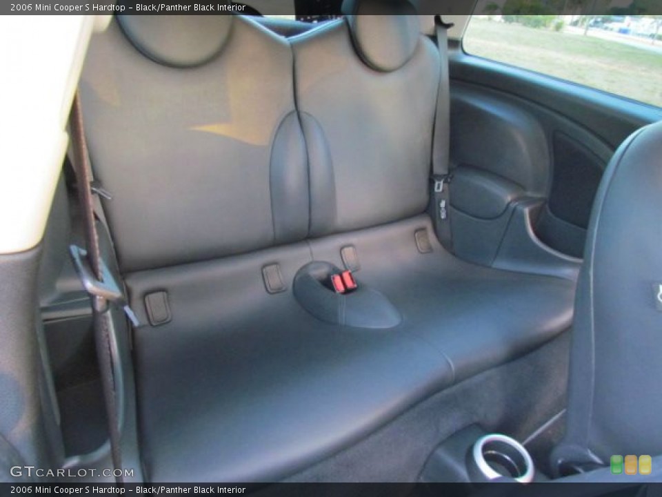 Black/Panther Black Interior Rear Seat for the 2006 Mini Cooper S Hardtop #76950676