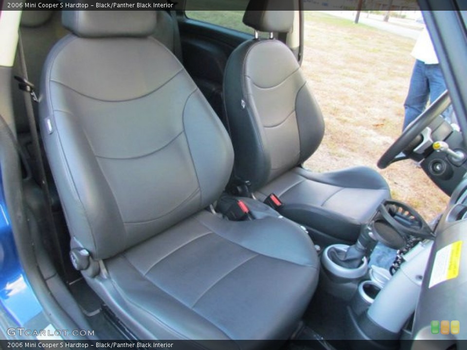 Black/Panther Black Interior Front Seat for the 2006 Mini Cooper S Hardtop #76950694
