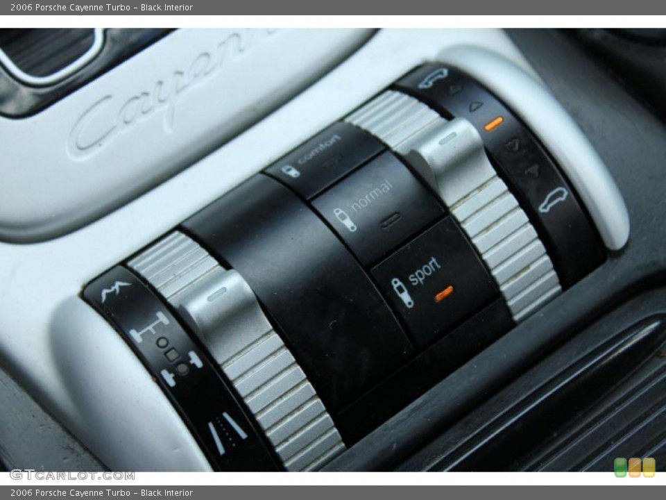 Black Interior Controls for the 2006 Porsche Cayenne Turbo #76950797